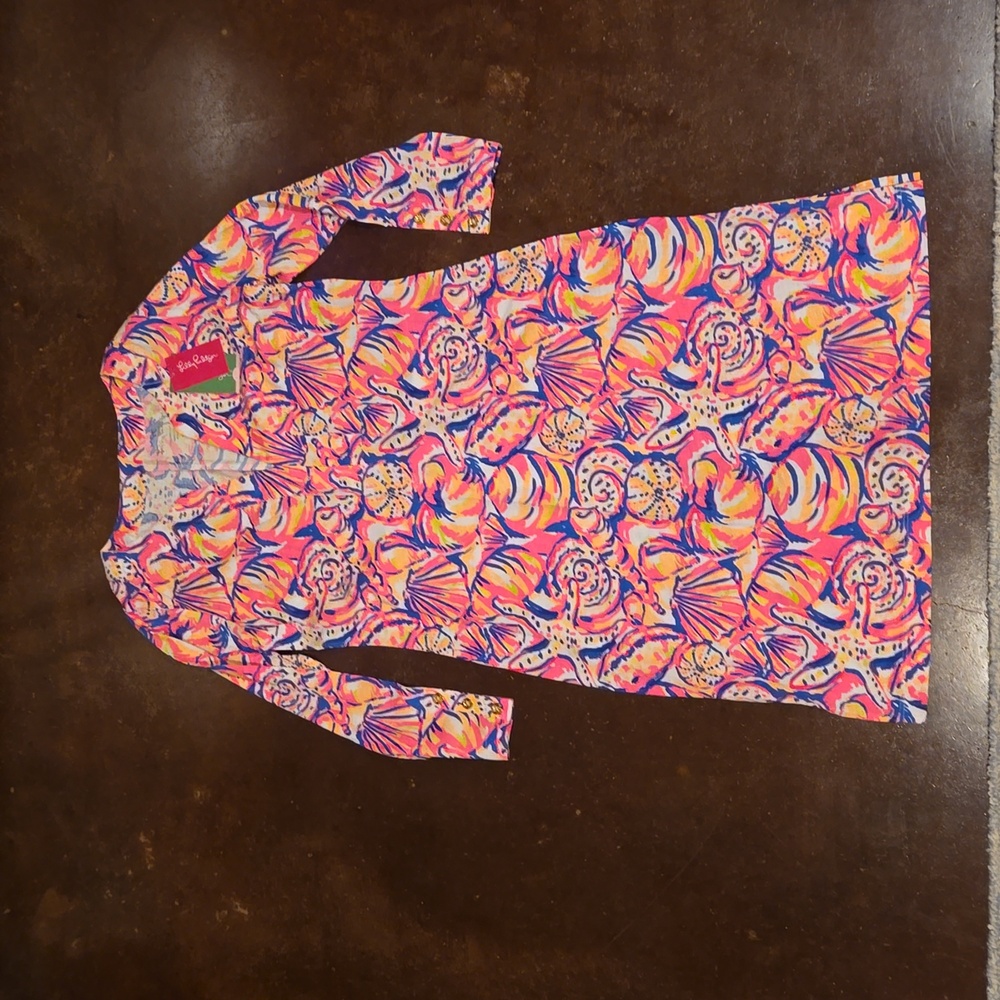 Lilly Pulitzer Riva dress in Shell of time print size Small NWT